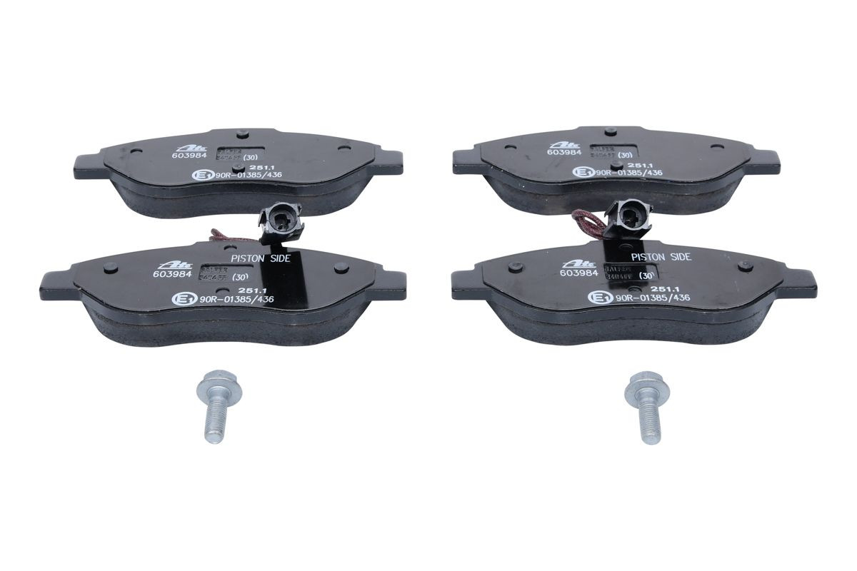 Stabdžių trinkelių rinkinys, diskinis stabdys ATE 13.0460-3984.2