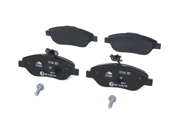 Stabdžių trinkelių rinkinys, diskinis stabdys ATE 13.0460-3984.2