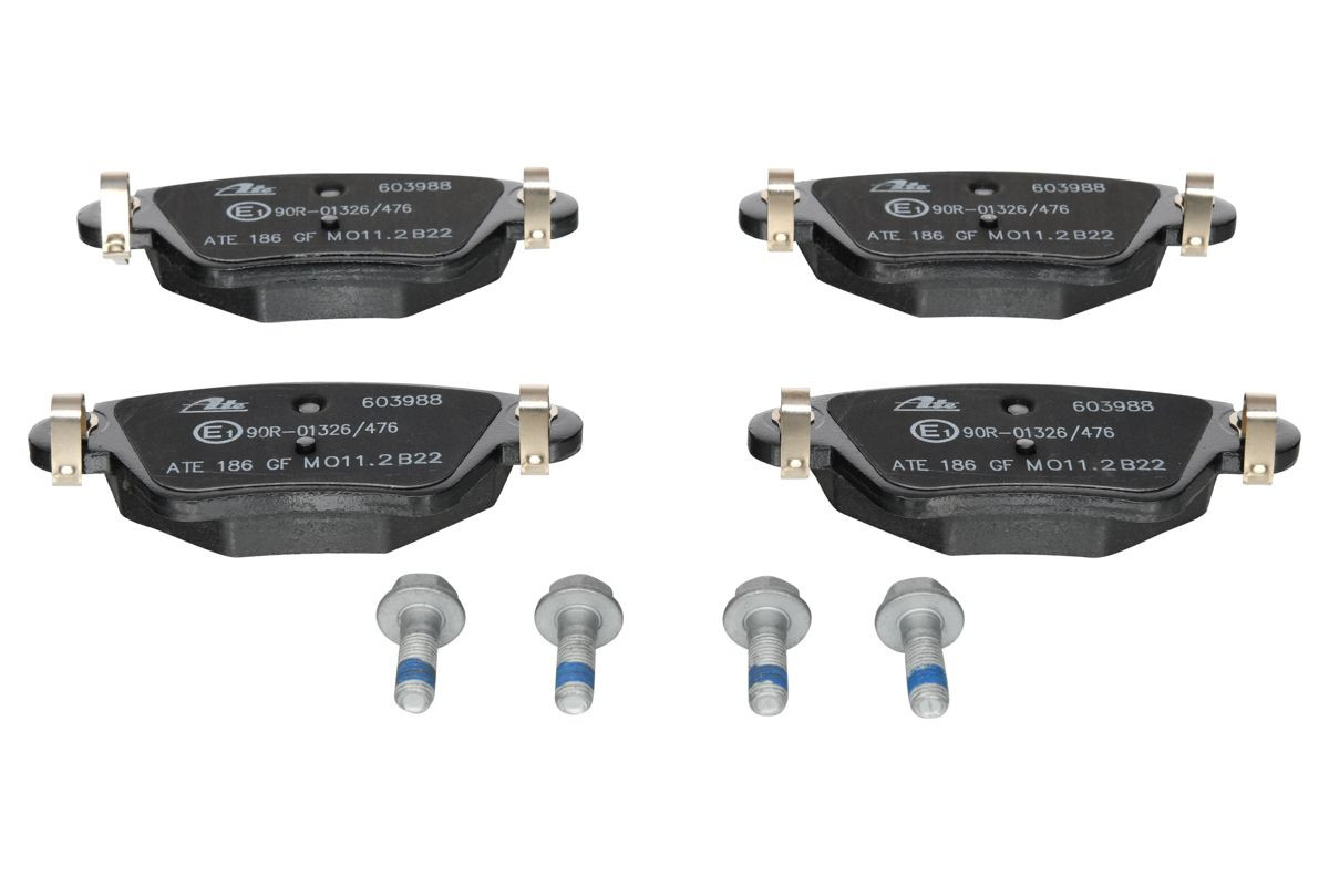 Stabdžių trinkelių rinkinys, diskinis stabdys ATE 13.0460-3988.2