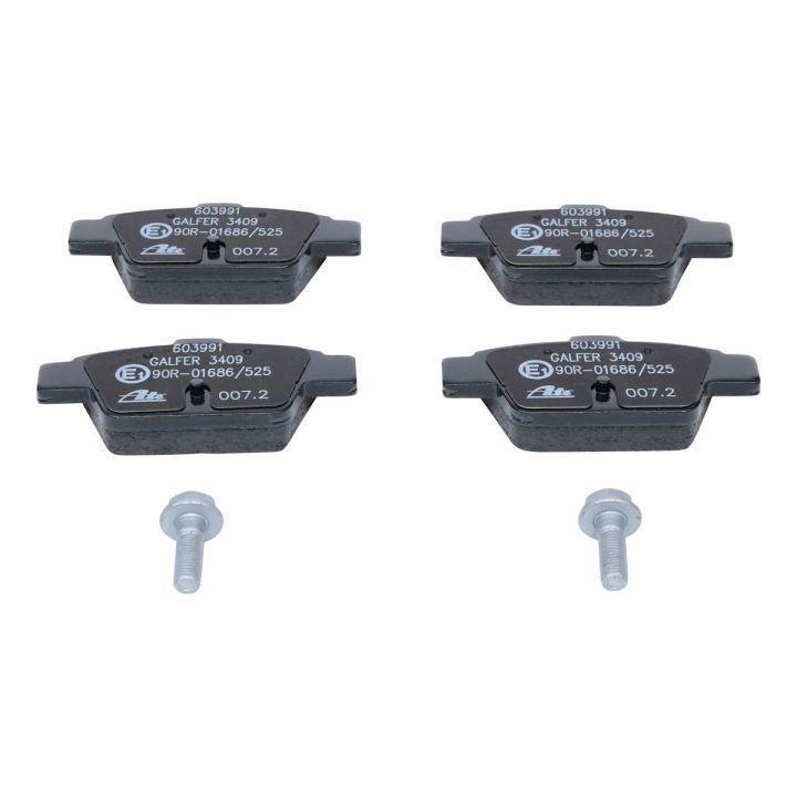 Stabdžių trinkelių rinkinys, diskinis stabdys ATE 13.0460-3991.2