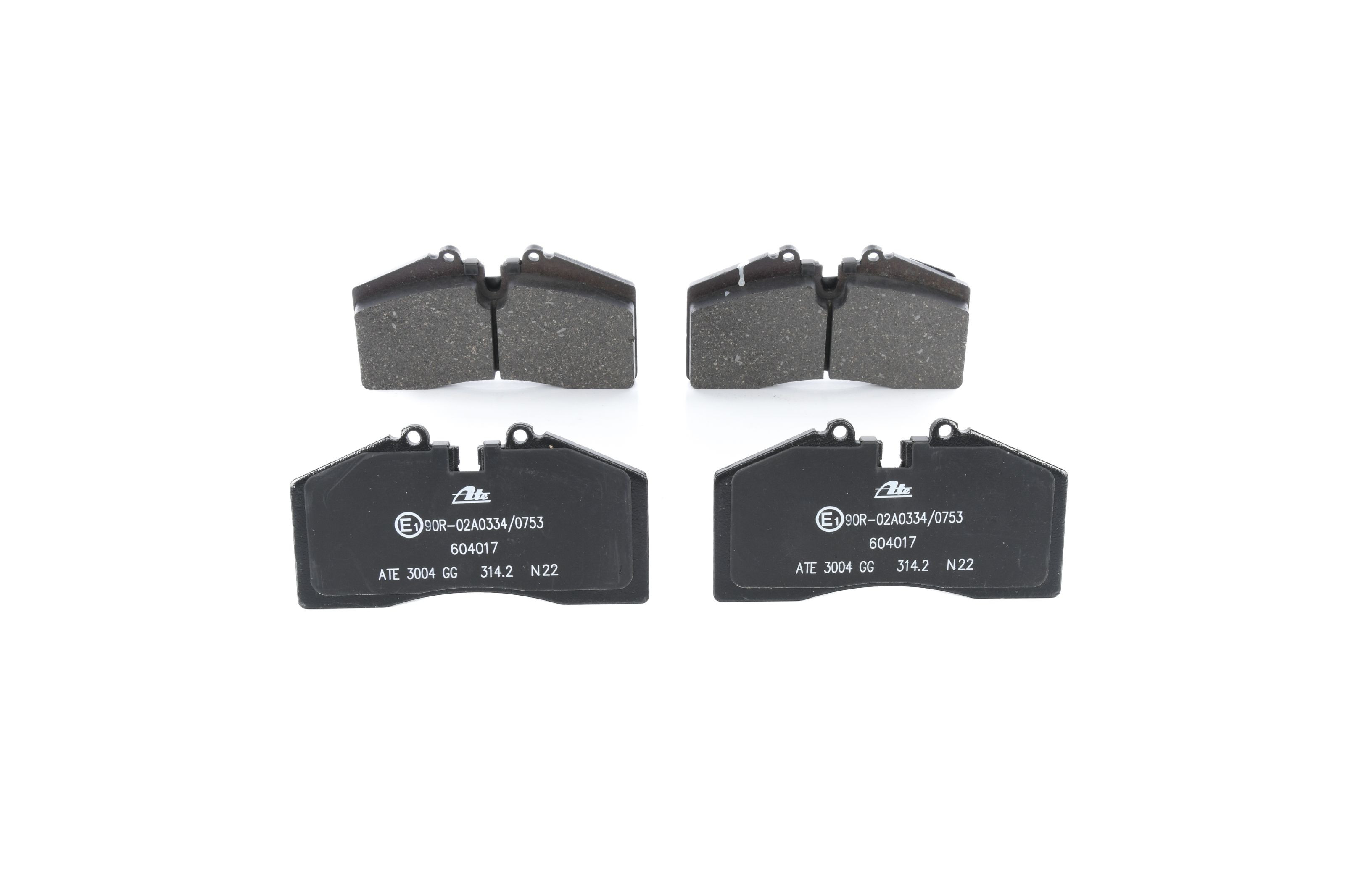 Stabdžių trinkelių rinkinys, diskinis stabdys ATE 13.0460-4017.2