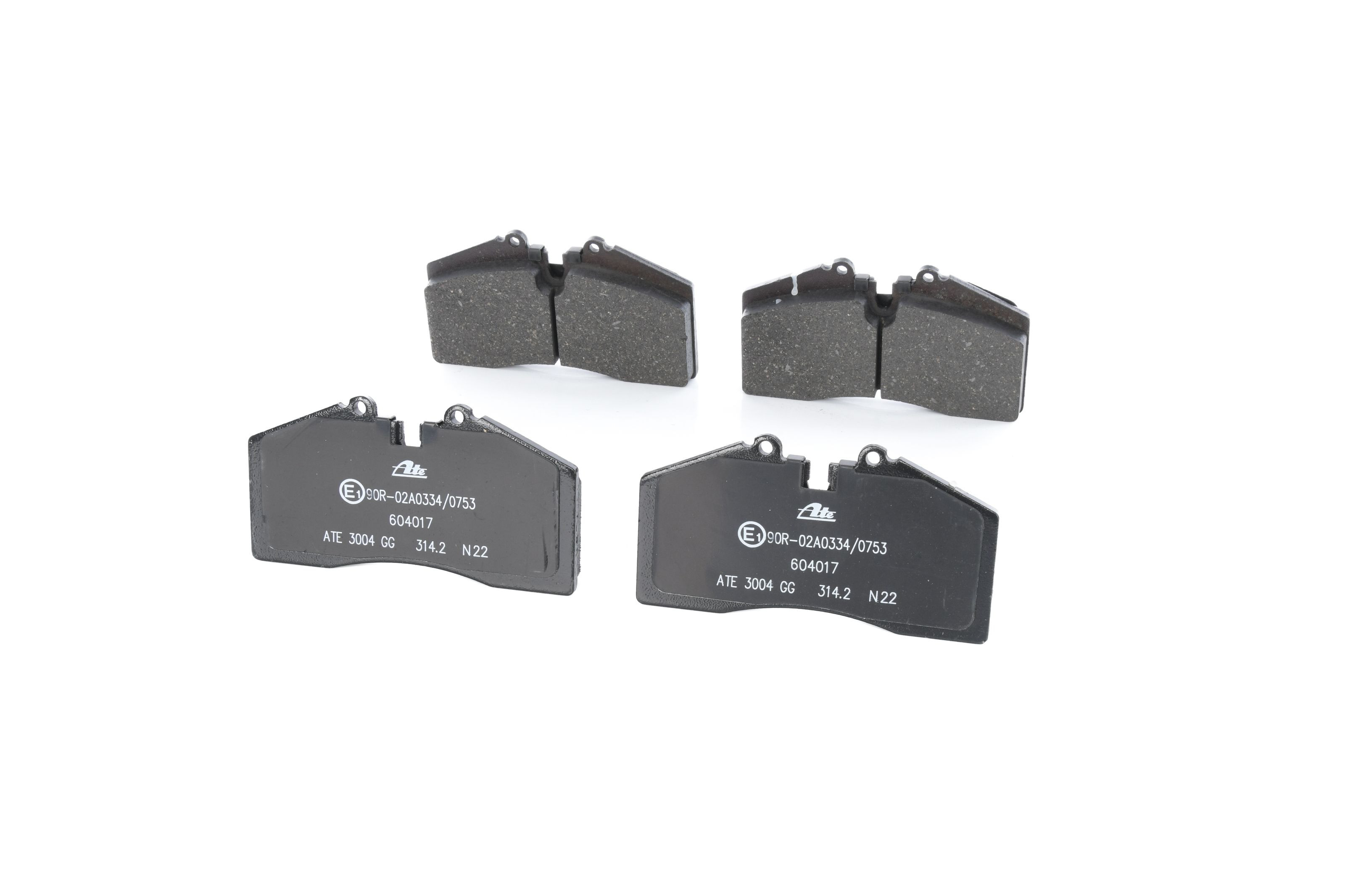 Stabdžių trinkelių rinkinys, diskinis stabdys ATE 13.0460-4017.2