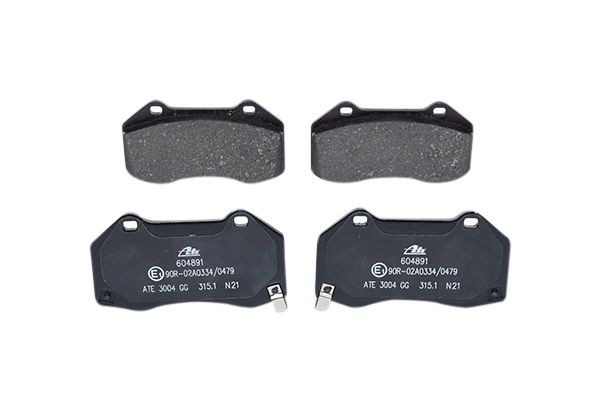 Stabdžių trinkelių rinkinys, diskinis stabdys ATE 13.0460-4891.2