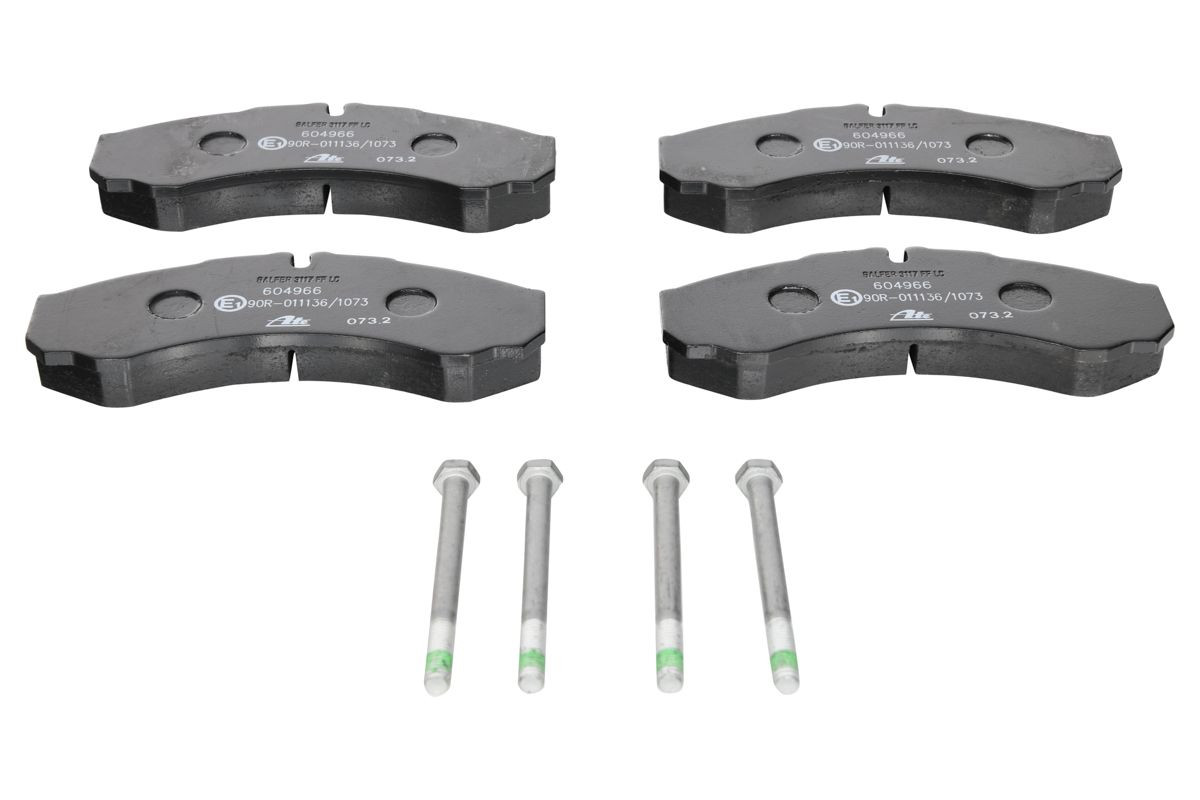 Stabdžių trinkelių rinkinys, diskinis stabdys ATE 13.0460-4966.2