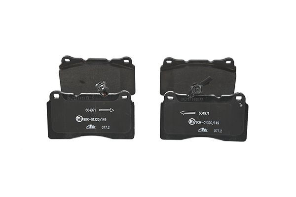 Stabdžių trinkelių rinkinys, diskinis stabdys ATE 13.0460-4971.2