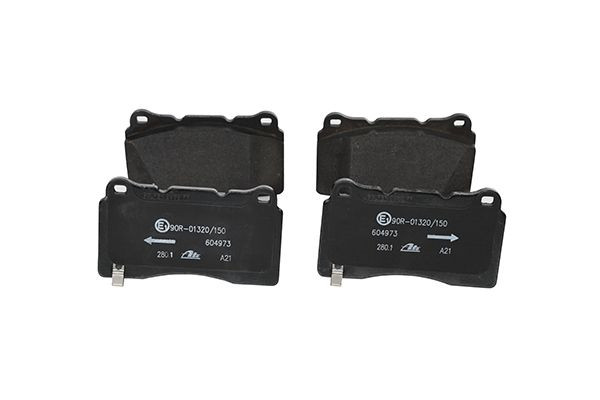 Stabdžių trinkelių rinkinys, diskinis stabdys ATE 13.0460-4973.2