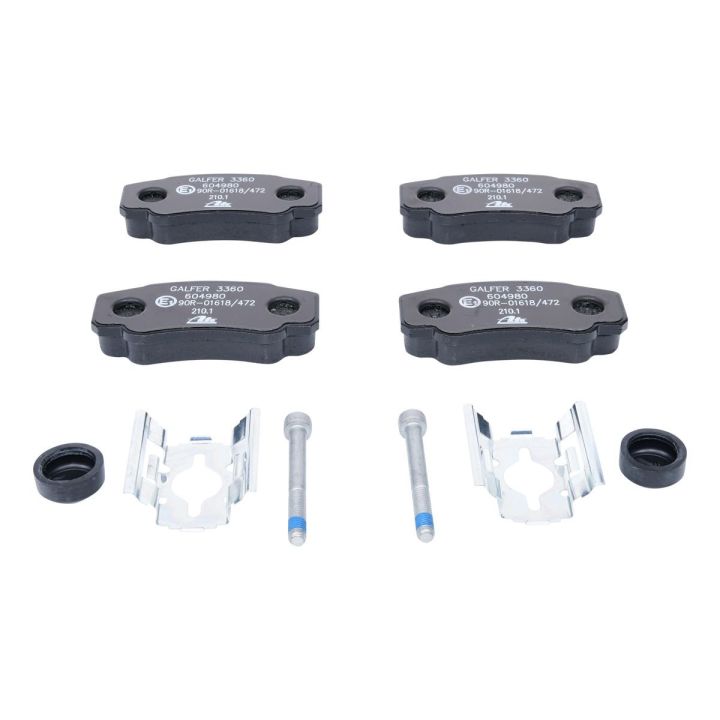 Stabdžių trinkelių rinkinys, diskinis stabdys ATE 13.0460-4980.2