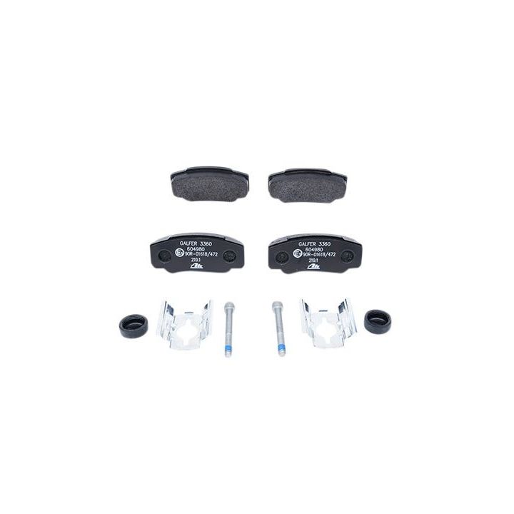 Stabdžių trinkelių rinkinys, diskinis stabdys ATE 13.0460-4980.2