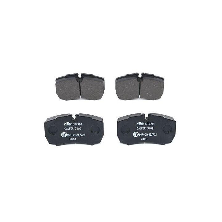 Stabdžių trinkelių rinkinys, diskinis stabdys ATE 13.0460-4996.2