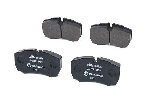 Stabdžių trinkelių rinkinys, diskinis stabdys ATE 13.0460-4996.2