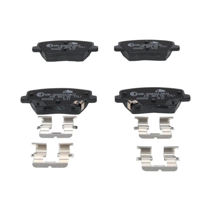 Stabdžių trinkelių rinkinys, diskinis stabdys ATE 13.0460-5509.2