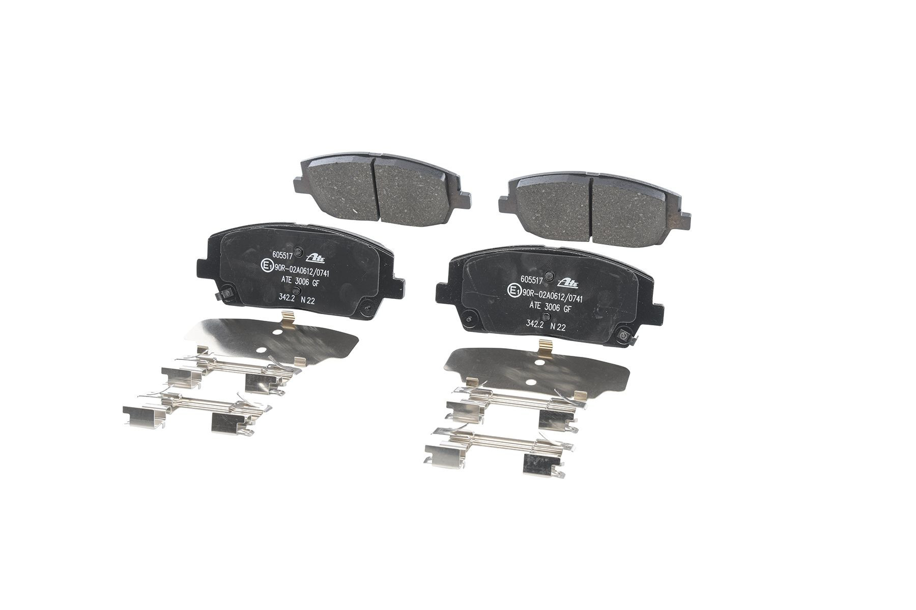 Stabdžių trinkelių rinkinys, diskinis stabdys ATE 13.0460-5517.2