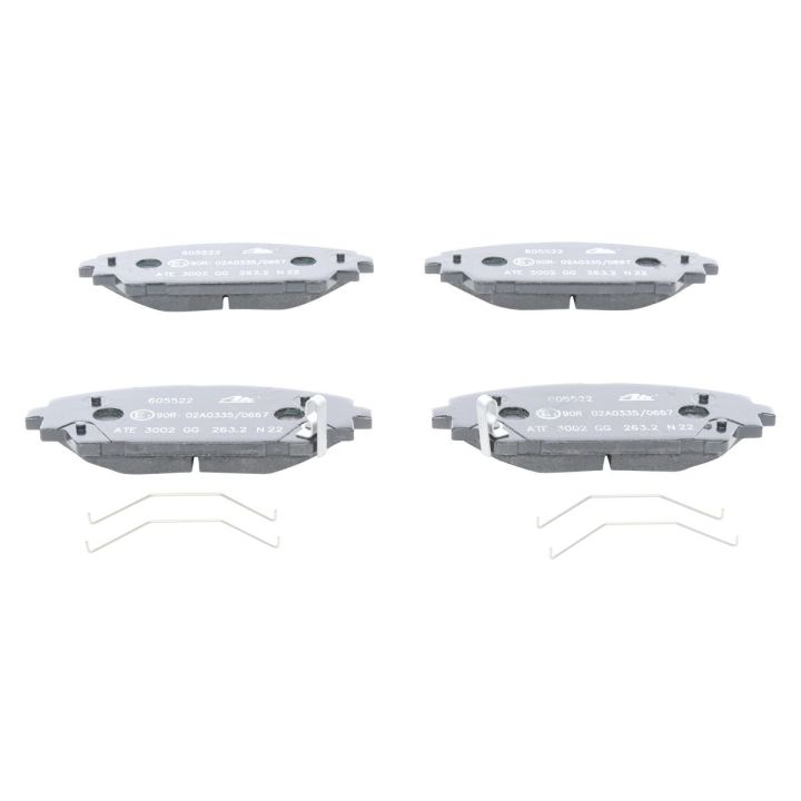 Stabdžių trinkelių rinkinys, diskinis stabdys ATE 13.0460-5522.2