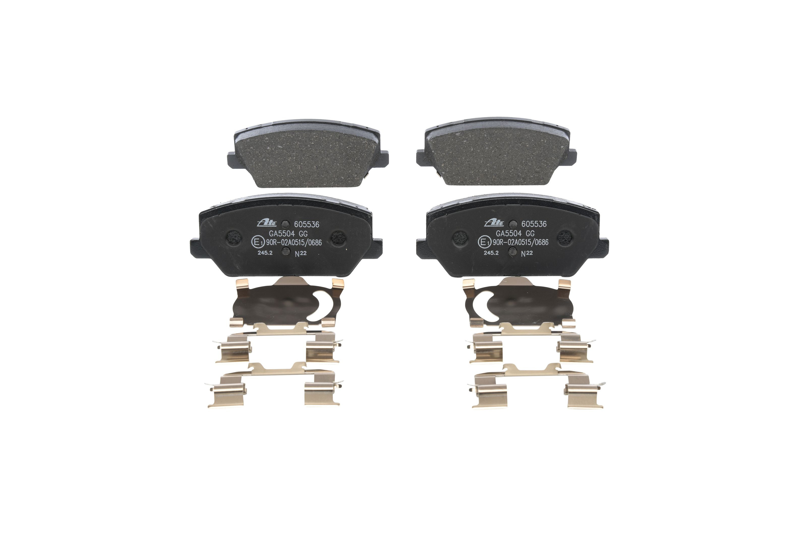 Stabdžių trinkelių rinkinys, diskinis stabdys ATE 13.0460-5536.2