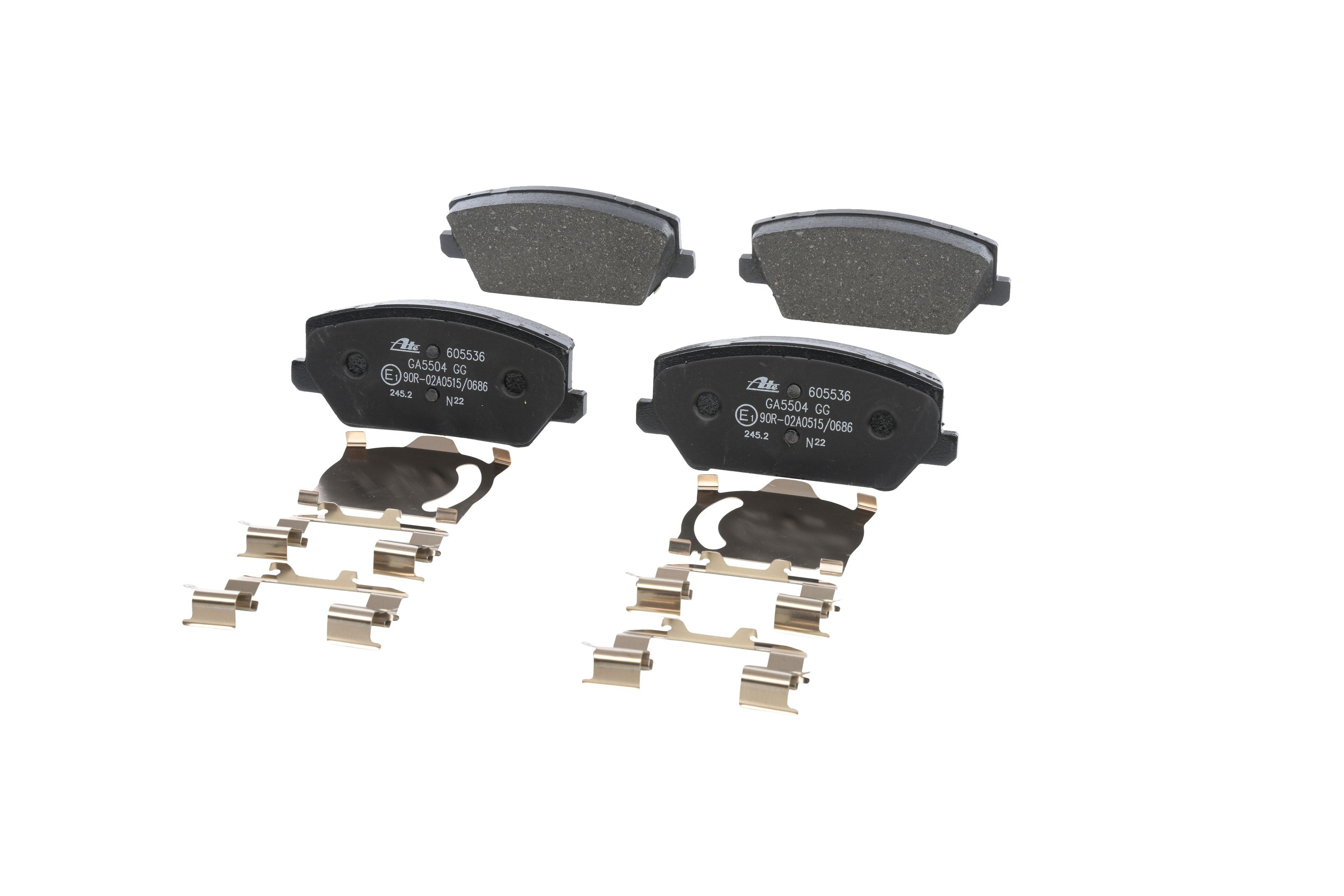 Stabdžių trinkelių rinkinys, diskinis stabdys ATE 13.0460-5536.2