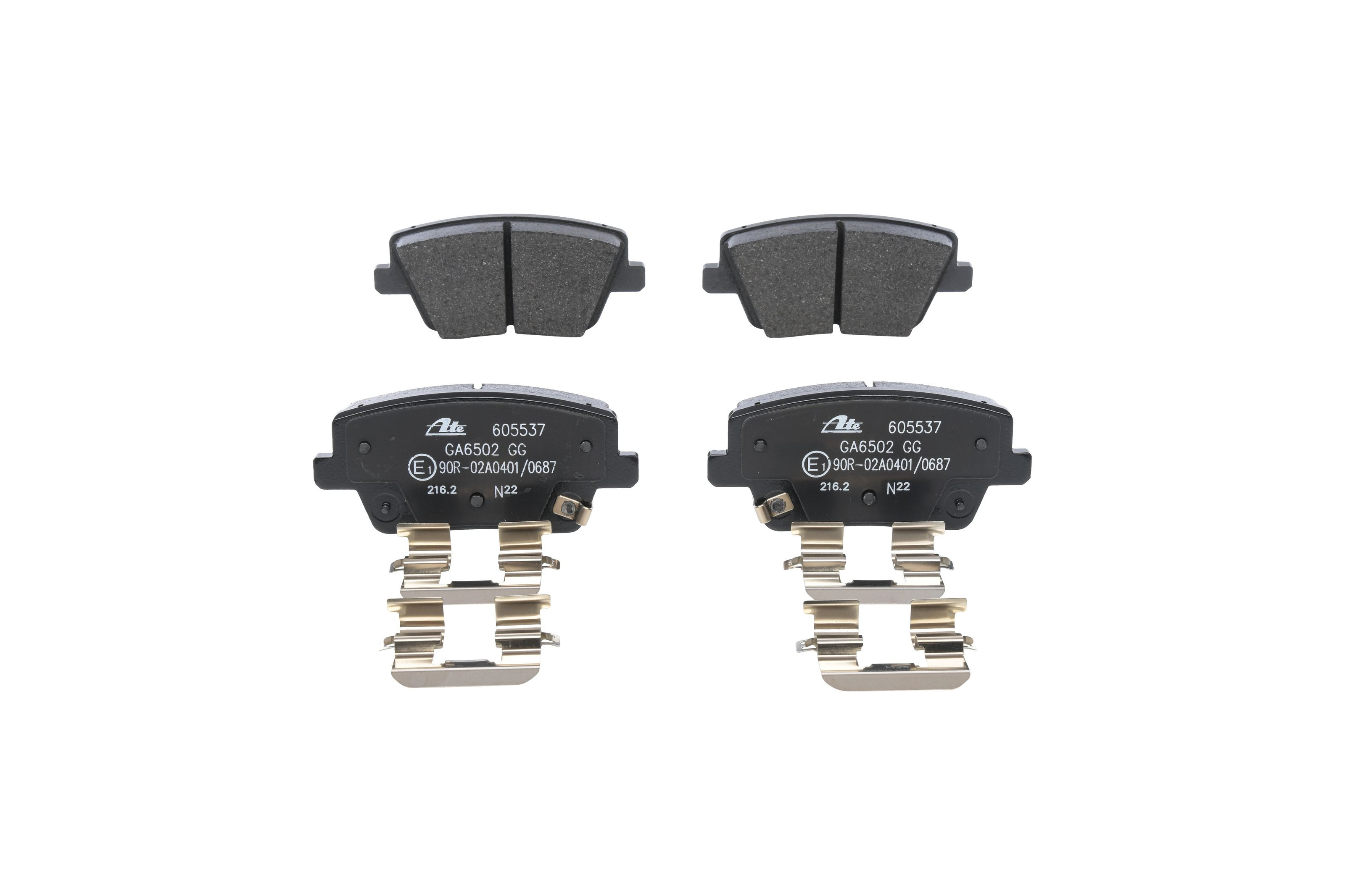 Stabdžių trinkelių rinkinys, diskinis stabdys ATE 13.0460-5537.2