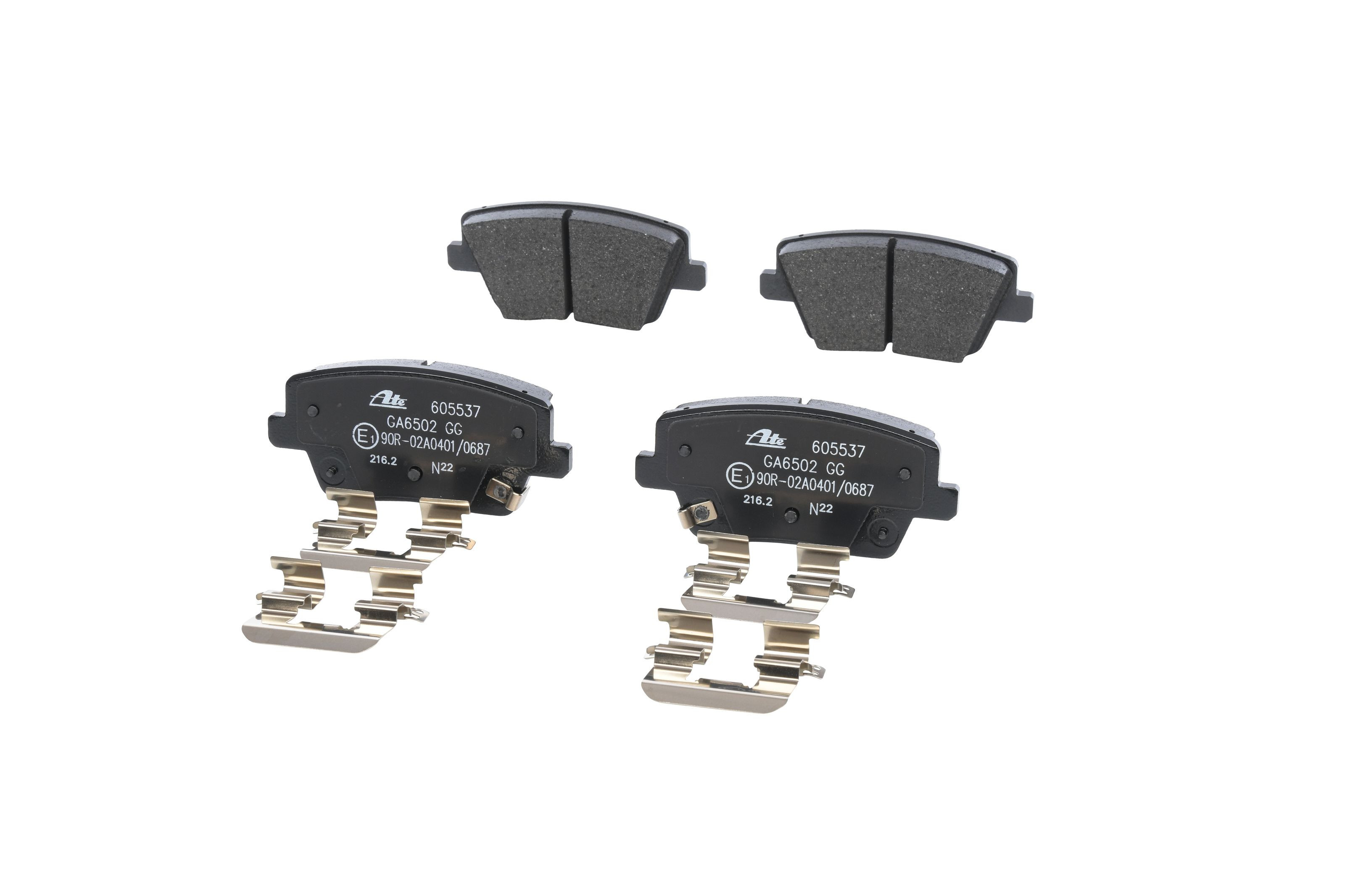 Stabdžių trinkelių rinkinys, diskinis stabdys ATE 13.0460-5537.2