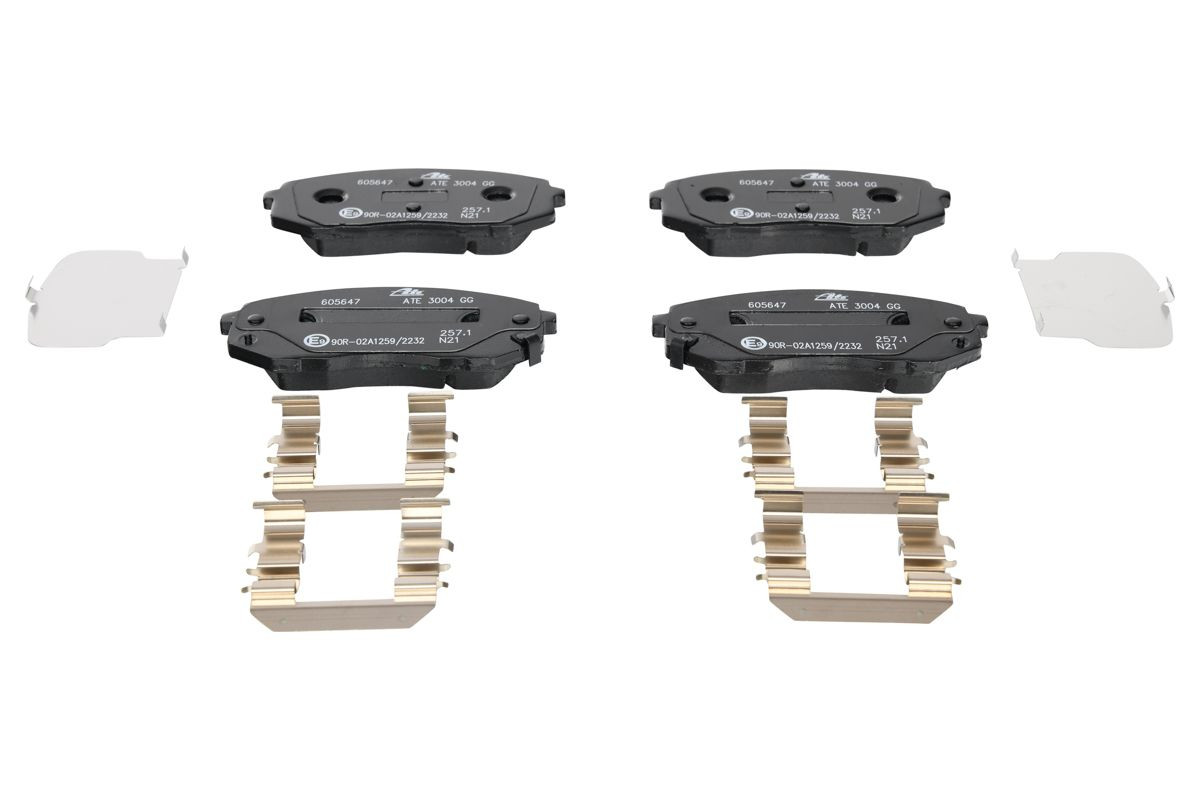 Stabdžių trinkelių rinkinys, diskinis stabdys ATE 13.0460-5647.2