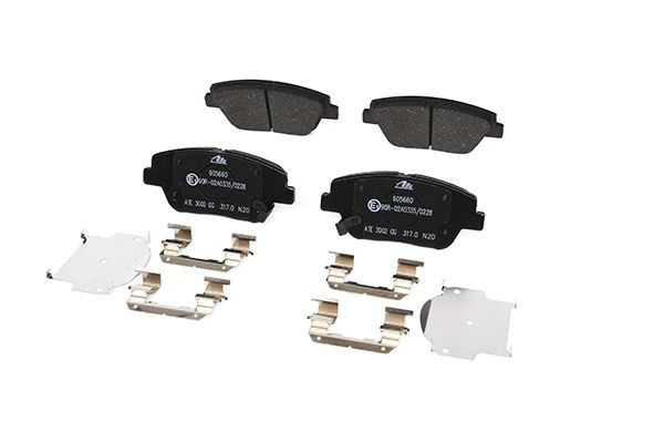 Stabdžių trinkelių rinkinys, diskinis stabdys ATE 13.0460-5660.2