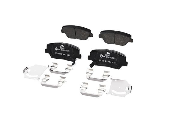 Stabdžių trinkelių rinkinys, diskinis stabdys ATE 13.0460-5661.2