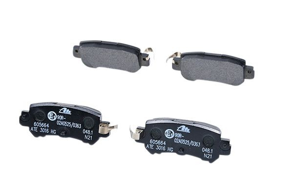 Stabdžių trinkelių rinkinys, diskinis stabdys ATE 13.0460-5664.2