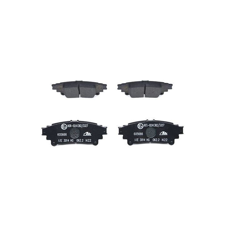 Stabdžių trinkelių rinkinys, diskinis stabdys ATE 13.0460-5666.2