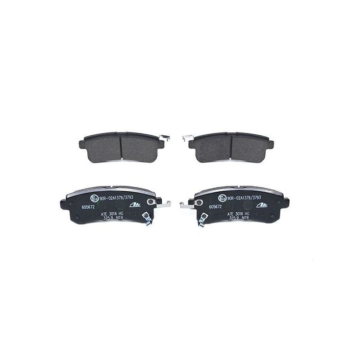 Stabdžių trinkelių rinkinys, diskinis stabdys ATE 13.0460-5672.2