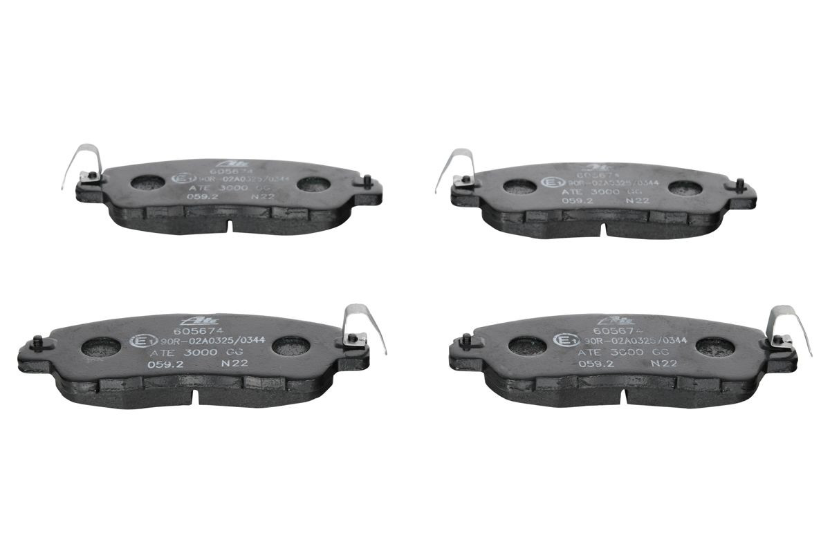 Stabdžių trinkelių rinkinys, diskinis stabdys ATE 13.0460-5674.2