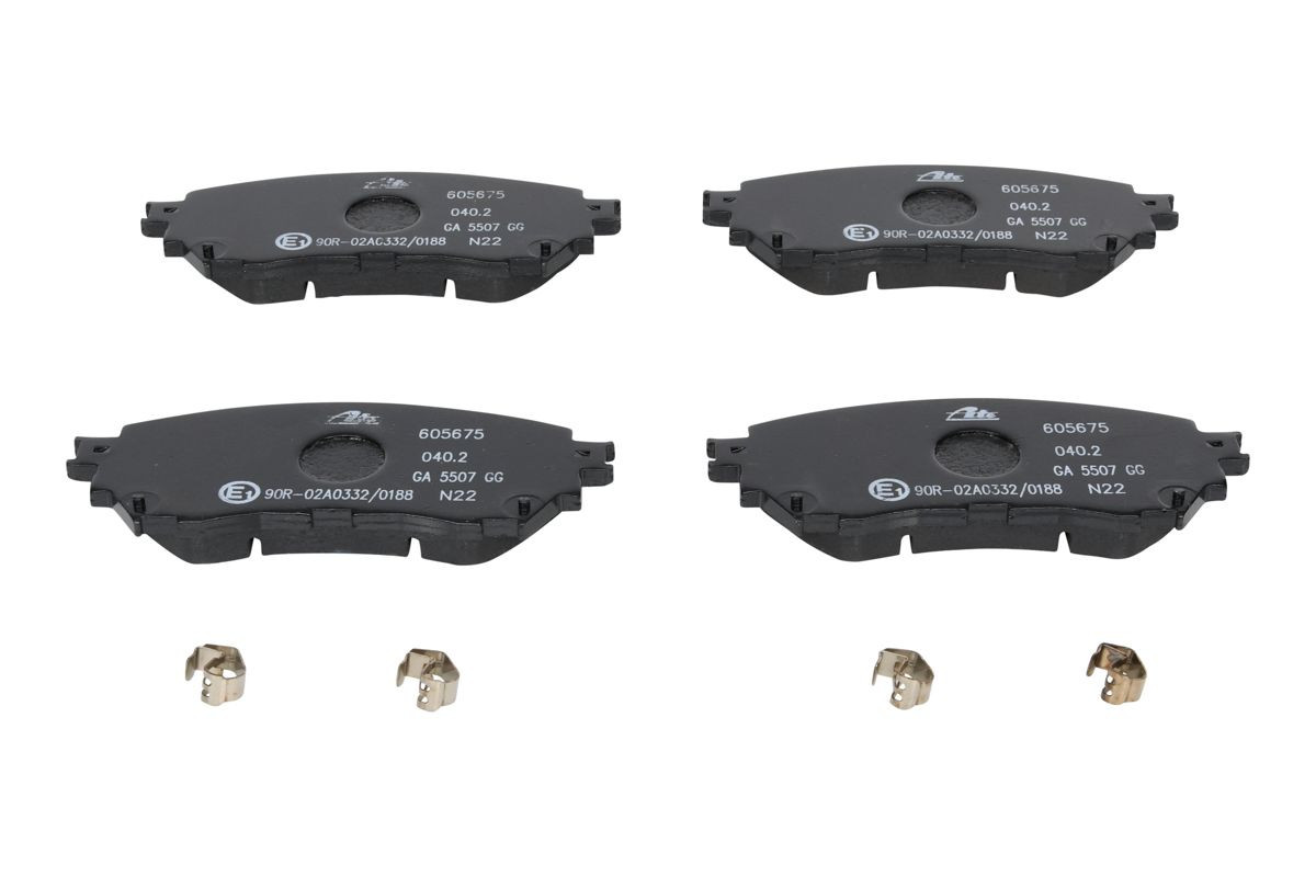 Stabdžių trinkelių rinkinys, diskinis stabdys ATE 13.0460-5675.2