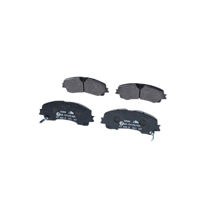 Stabdžių trinkelių rinkinys, diskinis stabdys ATE 13.0460-5686.2