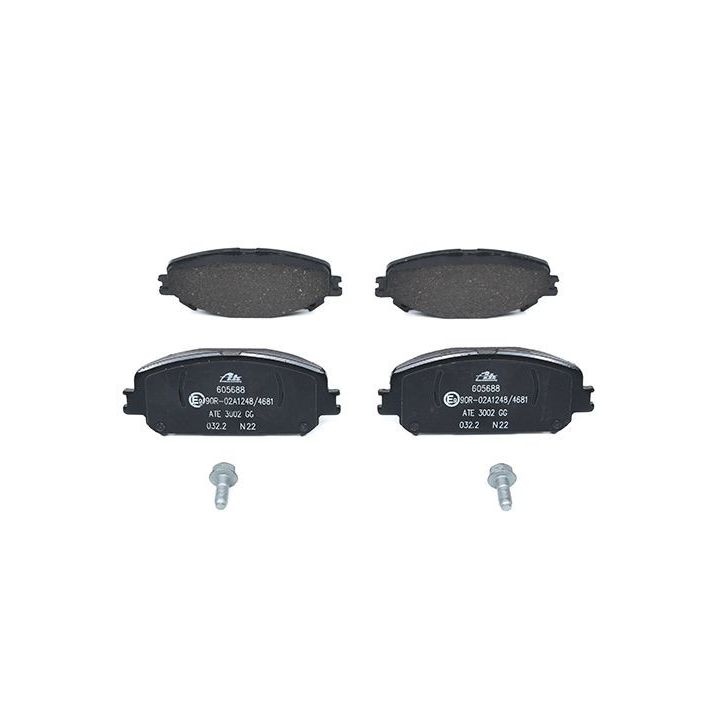 Stabdžių trinkelių rinkinys, diskinis stabdys ATE 13.0460-5688.2