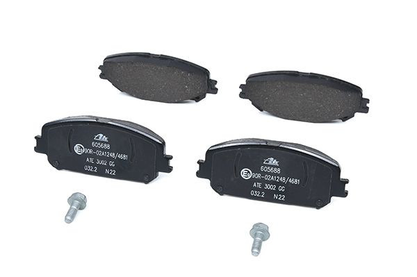 Stabdžių trinkelių rinkinys, diskinis stabdys ATE 13.0460-5688.2