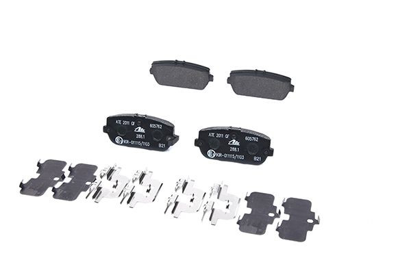 Stabdžių trinkelių rinkinys, diskinis stabdys ATE 13.0460-5762.2