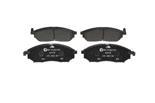 Stabdžių trinkelių rinkinys, diskinis stabdys ATE 13.0460-5778.2