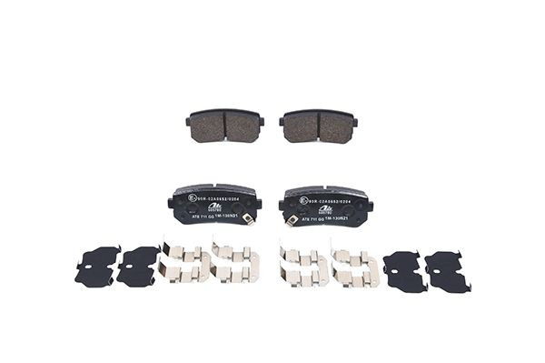 Stabdžių trinkelių rinkinys, diskinis stabdys ATE 13.0460-5780.2