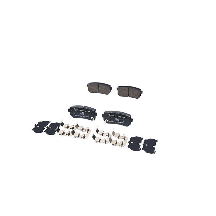 Stabdžių trinkelių rinkinys, diskinis stabdys ATE 13.0460-5780.2