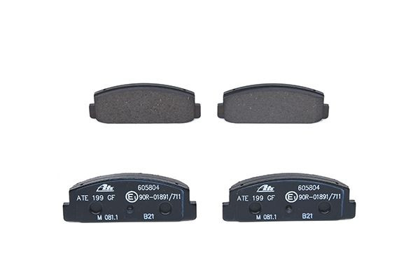 Stabdžių trinkelių rinkinys, diskinis stabdys ATE 13.0460-5804.2