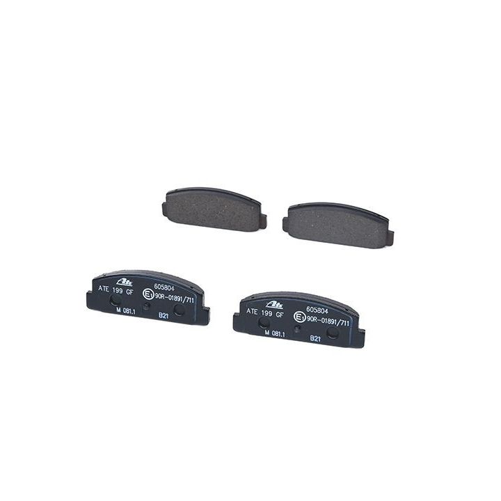 Stabdžių trinkelių rinkinys, diskinis stabdys ATE 13.0460-5804.2