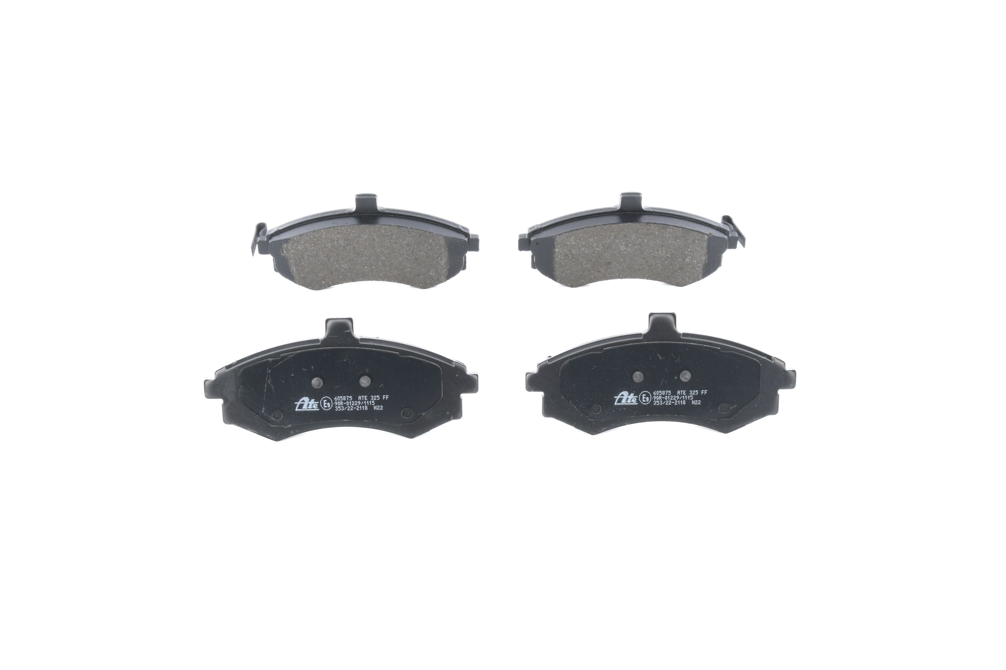 Stabdžių trinkelių rinkinys, diskinis stabdys ATE 13.0460-5875.2