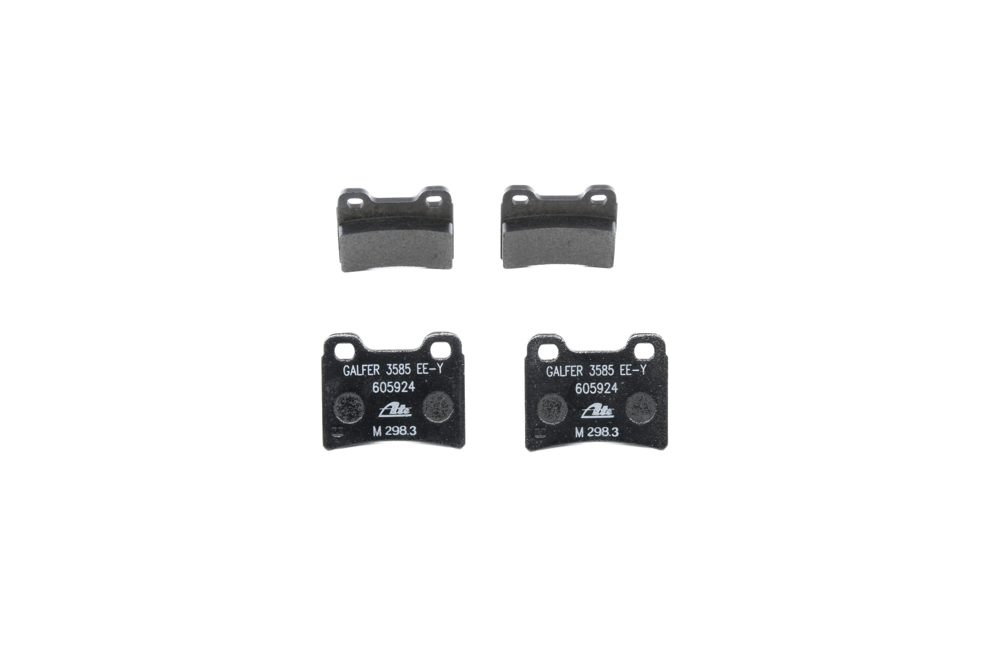 Stabdžių trinkelių rinkinys, diskinis stabdys ATE 13.0460-5924.2