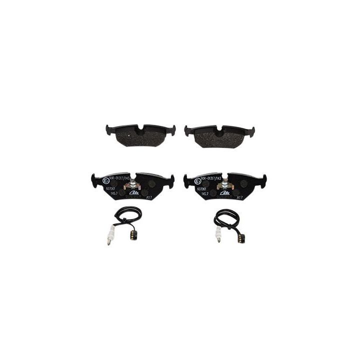 Stabdžių trinkelių rinkinys, diskinis stabdys ATE 13.0460-7061.2