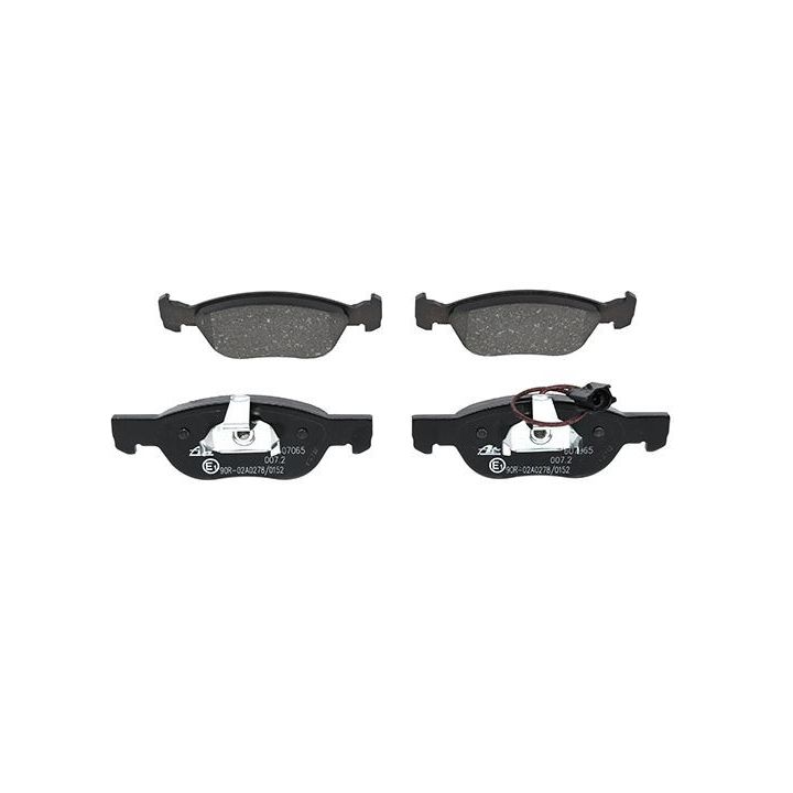 Stabdžių trinkelių rinkinys, diskinis stabdys ATE 13.0460-7065.2