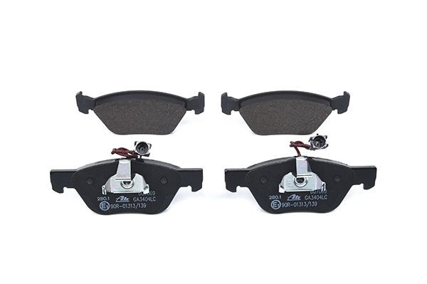 Stabdžių trinkelių rinkinys, diskinis stabdys ATE 13.0460-7069.2