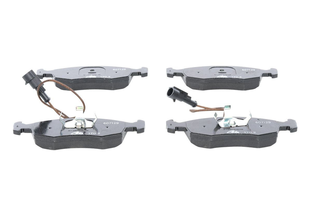 Stabdžių trinkelių rinkinys, diskinis stabdys ATE 13.0460-7129.2