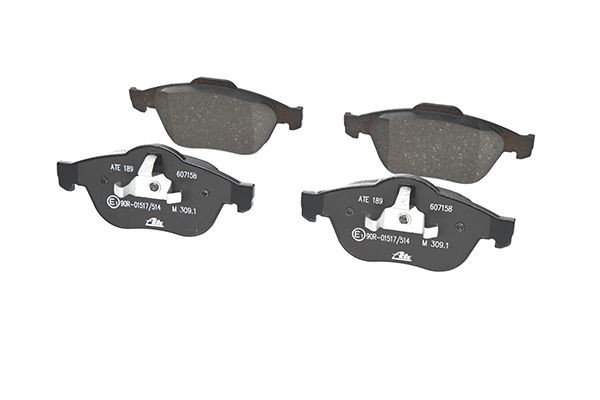 Stabdžių trinkelių rinkinys, diskinis stabdys ATE 13.0460-7158.2