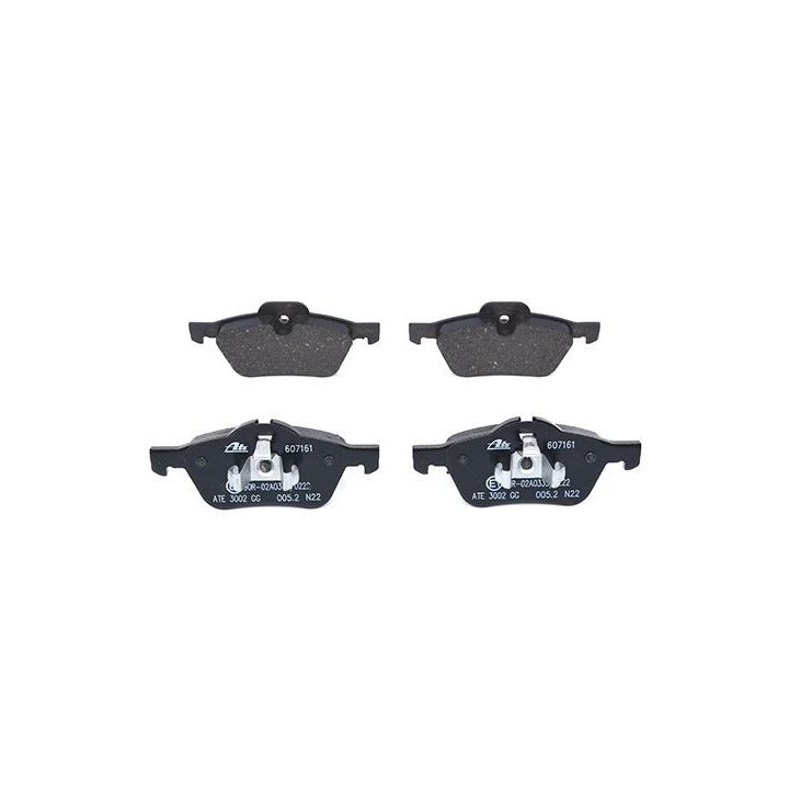 Stabdžių trinkelių rinkinys, diskinis stabdys ATE 13.0460-7161.2