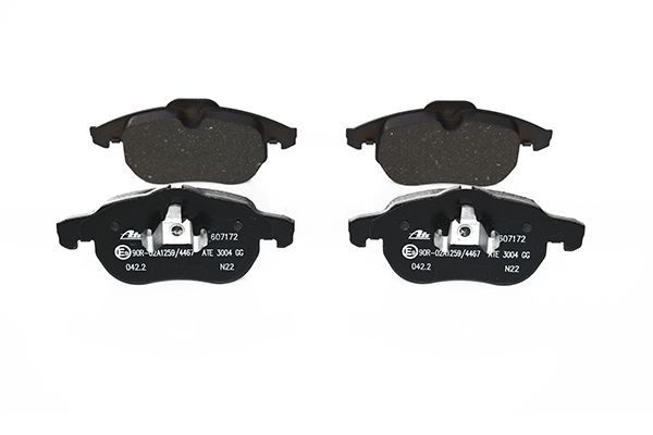 Stabdžių trinkelių rinkinys, diskinis stabdys ATE 13.0460-7172.2