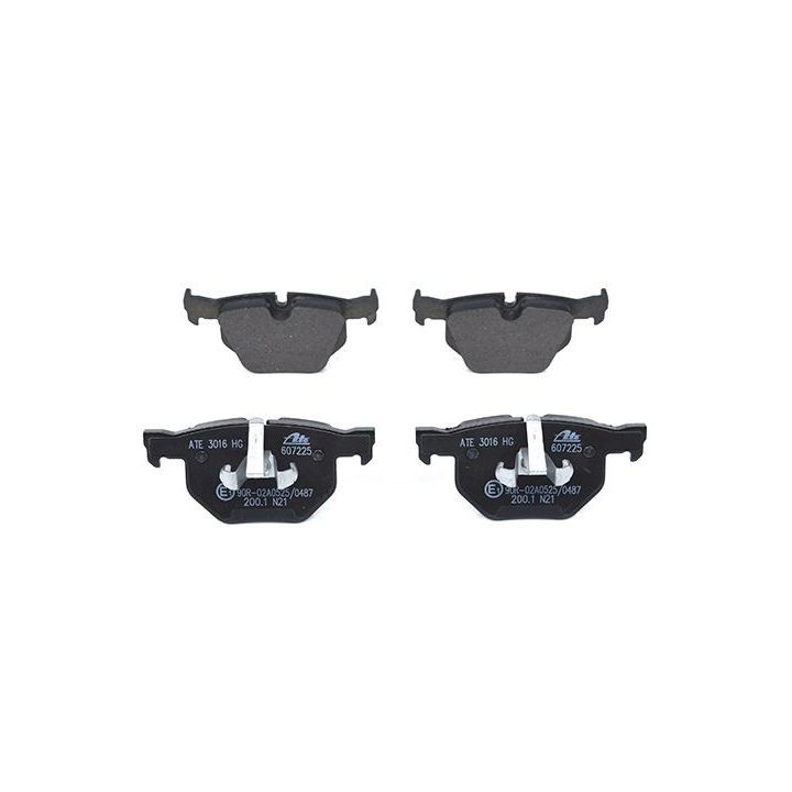 Stabdžių trinkelių rinkinys, diskinis stabdys ATE 13.0460-7225.2