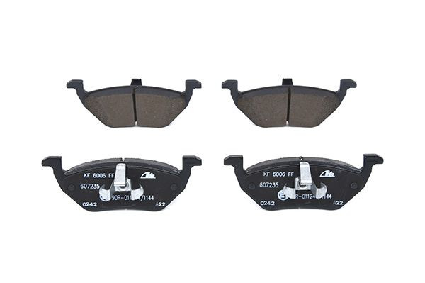 Stabdžių trinkelių rinkinys, diskinis stabdys ATE 13.0460-7235.2