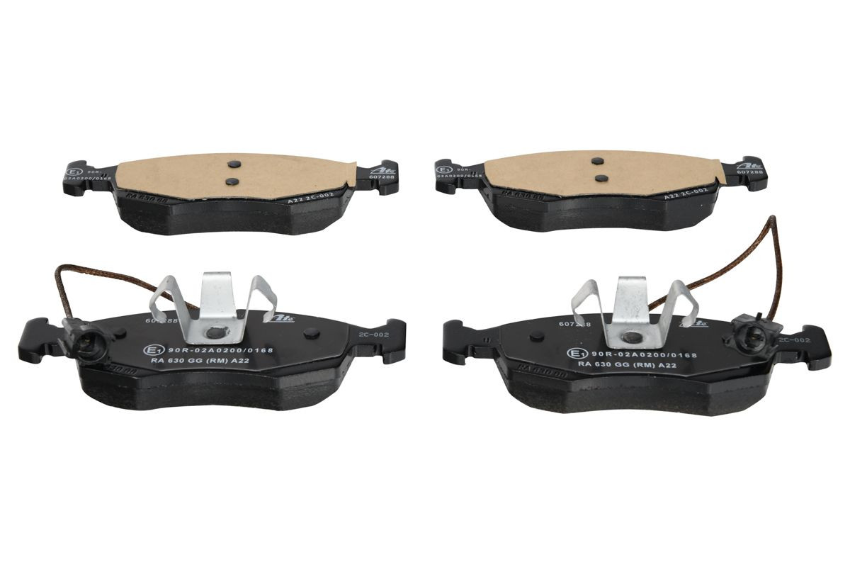 Stabdžių trinkelių rinkinys, diskinis stabdys ATE 13.0460-7288.2